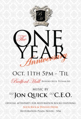 Bedford Hall | One-Year Anniversary